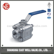 Metal seated floating ball valve